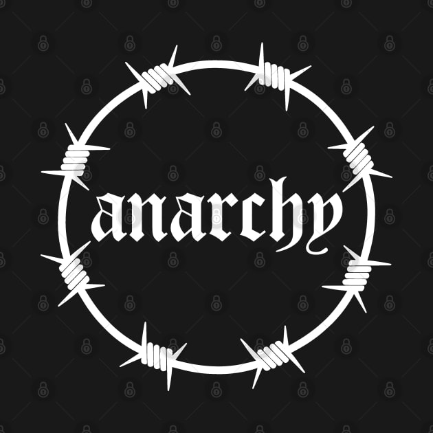 Anarchy Barbed wire (white) by Smurnov