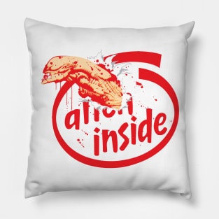 Alien Inside Pillow