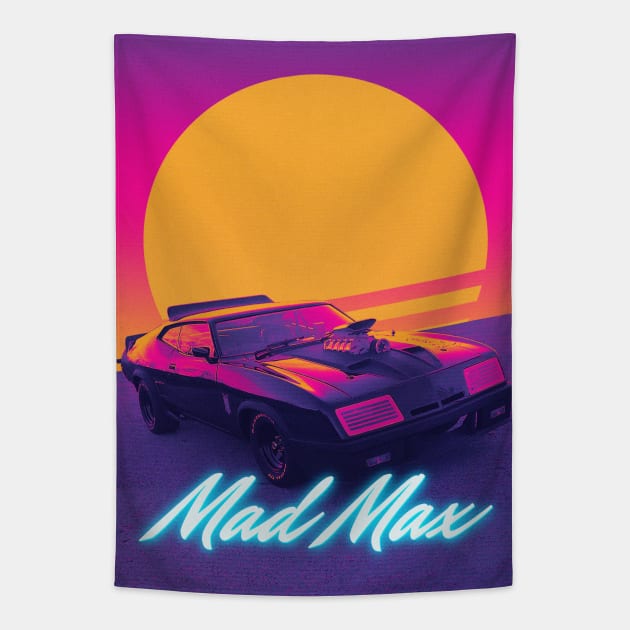 Mad Max Car Tapestry by mrcatguys