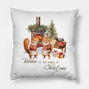 Christmas Wishes Quote Pillow