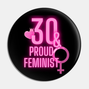 30th birthday bday girl woman daughter feminist feminism wife mom Pin