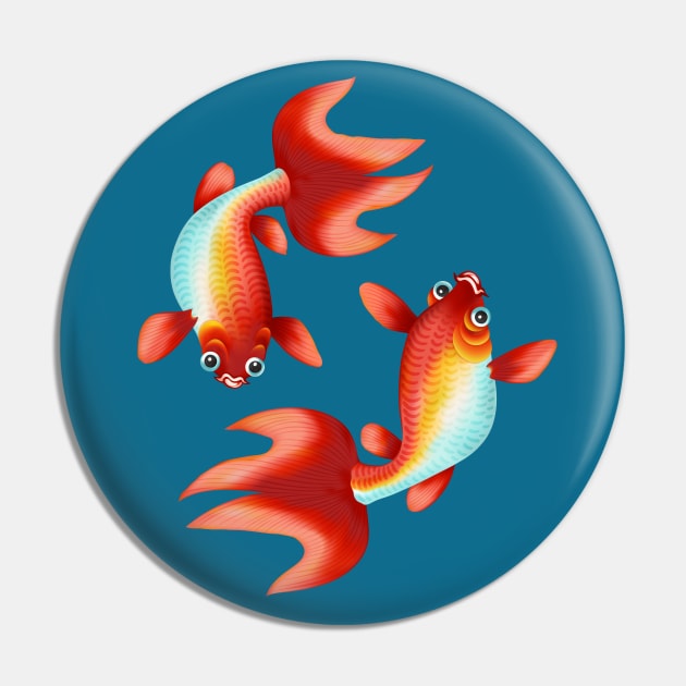 Koi fish Pin by CatyArte