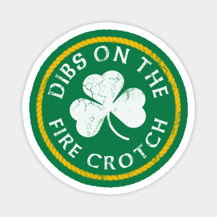 Dibs On The Fire Crotch Redhead Ginger St Patrick's Day Magnet