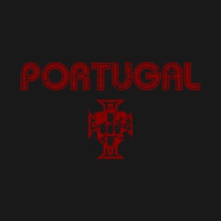 Portugal Distressed (Red) T-Shirt