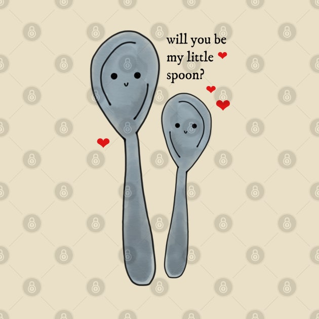 Will You Be My Little Spoon Valentine's Day by faiiryliite