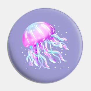 Bright Jellyfish Pin