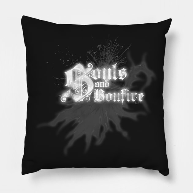 Souls & Bonfire Pillow by spideywebswing