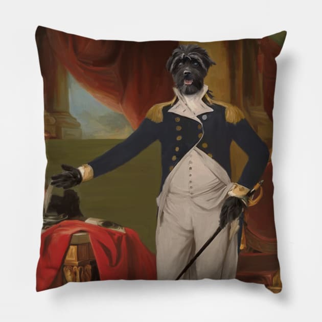 President of Dogs as Cloud Tolson Pillow by RJ Tolson's Merch Store