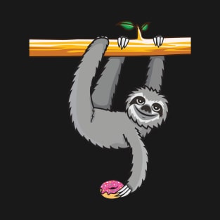 Sloth loves donut T-Shirt