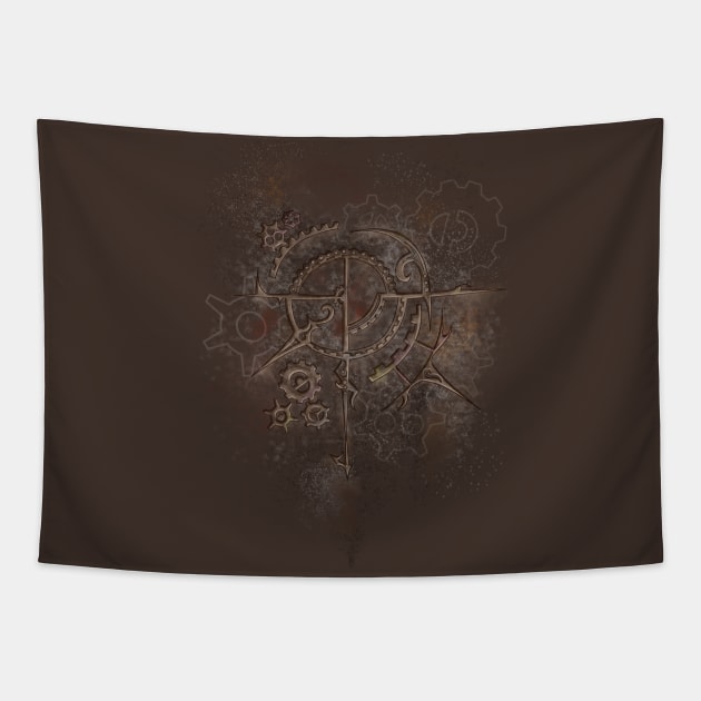 Ghostly Steampunk Motif Tapestry by SuspendedDreams