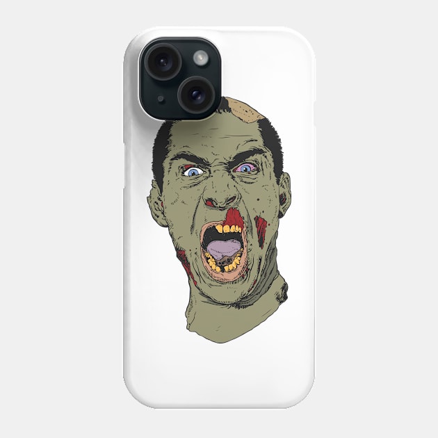 Surprised Zombie Phone Case by allovervintage