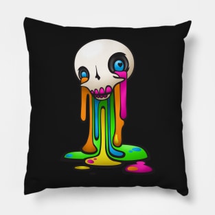 Leaking Colors Pillow