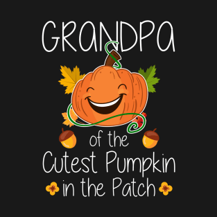 Grandpa Of The Cutest Pumpkin Halloween T-Shirt