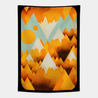 Yellow sand peaks Tapestry