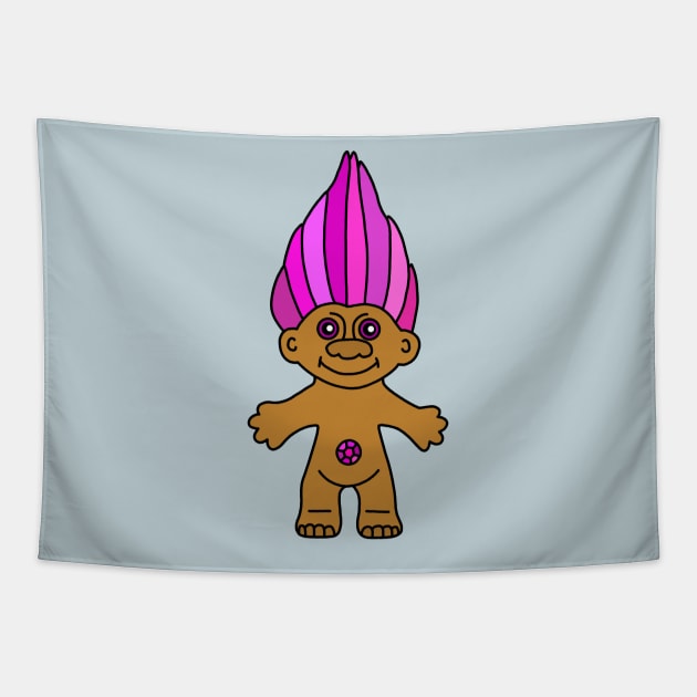 Pink Troll Tapestry by Eclipse in Flames