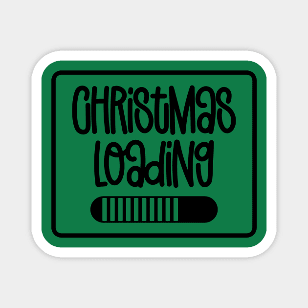 Christmas loading Magnet by be yourself. design