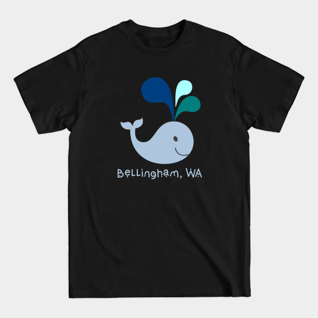 Discover San Juan Islands Washington Cute Whale Lover Cartoon - Cute Whale - T-Shirt