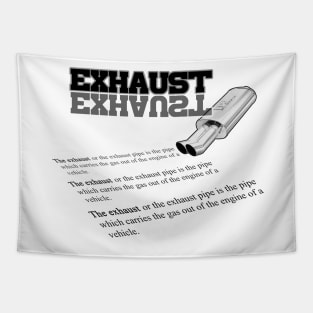 Car exhaust definiton Tapestry