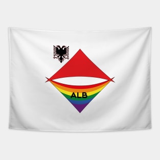 Albania  pride flag Tapestry