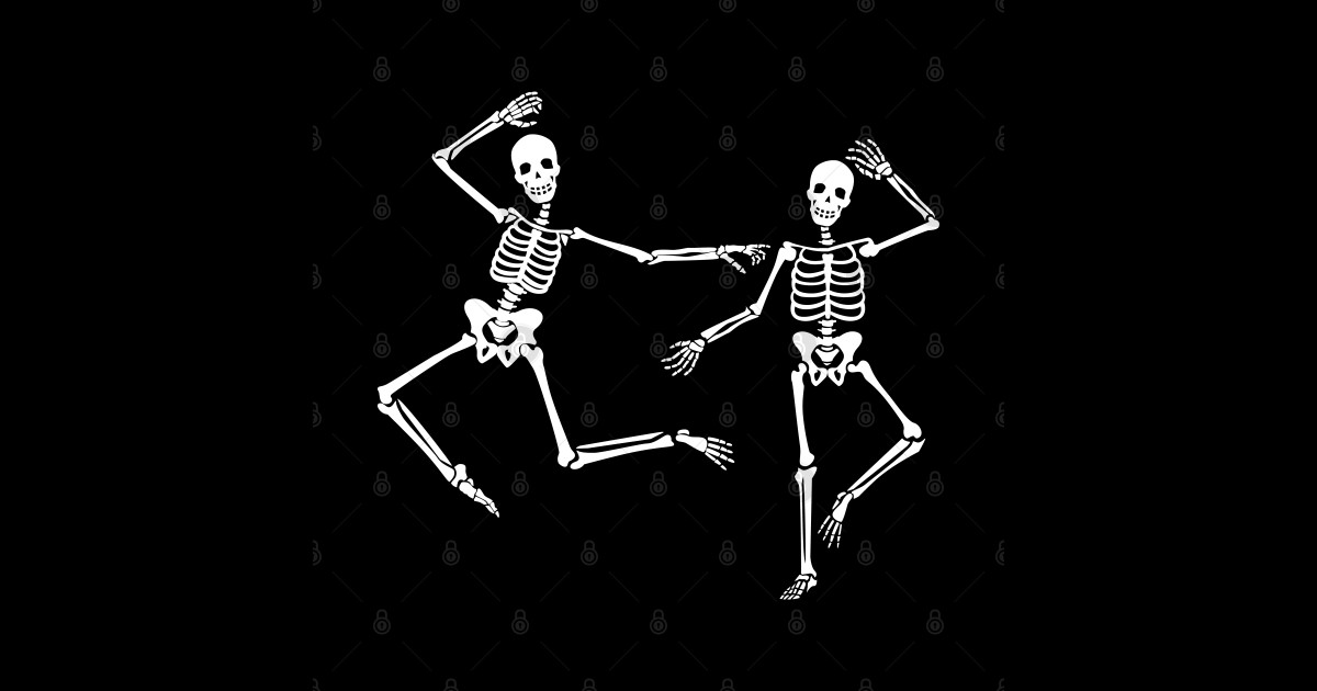 Halloween Dancing Skeletons - Dancing Skeletons - Posters and Art ...