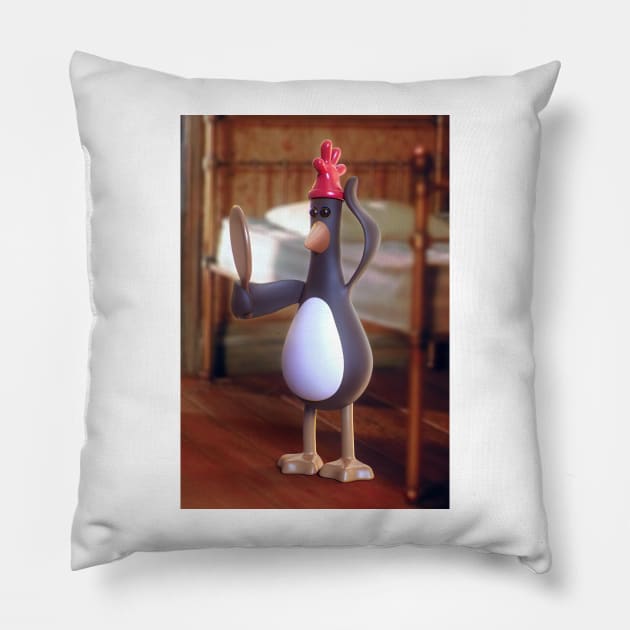 Feathers Mcgraw Mirror Funny Pillow by Ac Vai