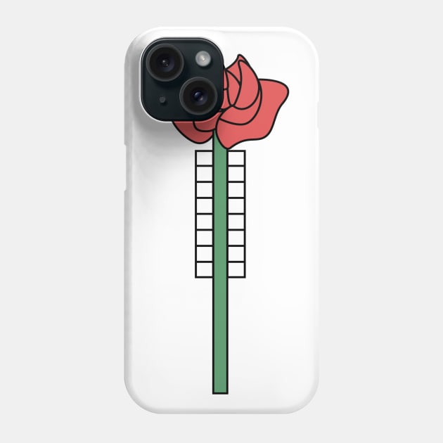 Rose in Mouth Phone Case by Shelby Ly Designs