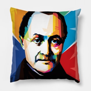 Auguste Comte Pillow