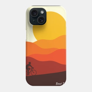 Beat The Hills. For the Hill Climber, the cyclist, the competitor. Phone Case