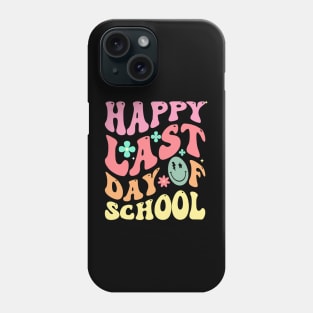 Groovy Happy Last Day of School Teacher Student Graduation Phone Case