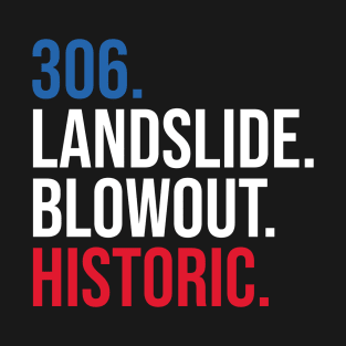 306 Landslide Historic Blowout Biden 2020 T-Shirt