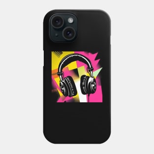 Retro Headphones Phone Case