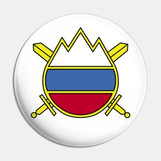 Slovenia Coat of Arms Pin