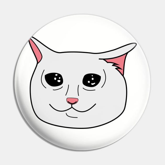 Crying Cat Meme Pin by Sashen