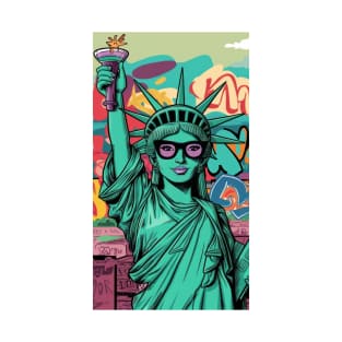 Urban Liberty: The Statue of Liberty's New Groove T-Shirt