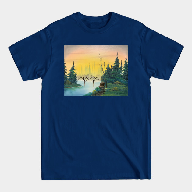 Disover The Footbridge - Bob Ross Painting - T-Shirt