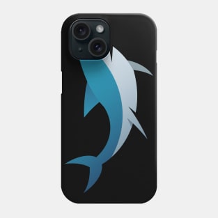 Minimalistic Shark Phone Case