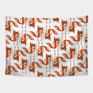 Nerd Fox pattern Tapestry