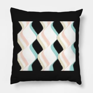 Beige Waves | Digital Illustration Pillow