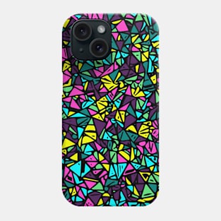 Abstract triangle colorful pattern Phone Case