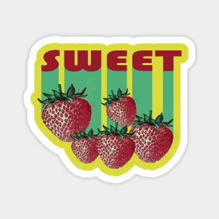 Lispe Sweet as Summer Strawberries Magnet