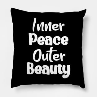 Inner Peace, Outer Beauty Pillow