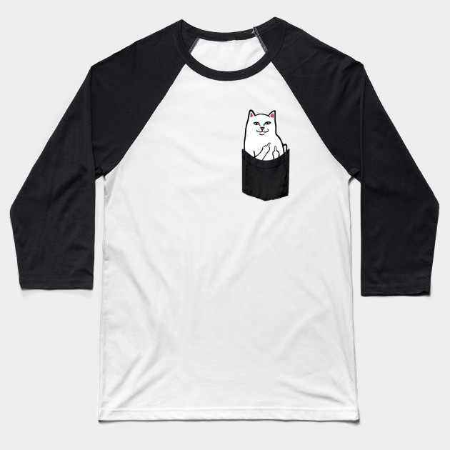 Middle Finger Cat In A Pocket Cat Giving Middle Finger