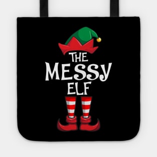 Messy Elf Matching Family Christmas Tote