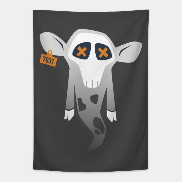 GHOST CALF // Vegan Tapestry by VGN_RBT