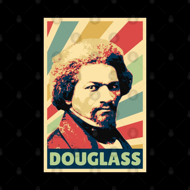 Frederick Douglass Vintage Colors by Nerd_art