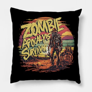 Zombie Apocalypse Survivor Pillow