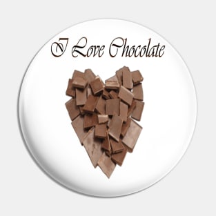 I love Chocolate Pin