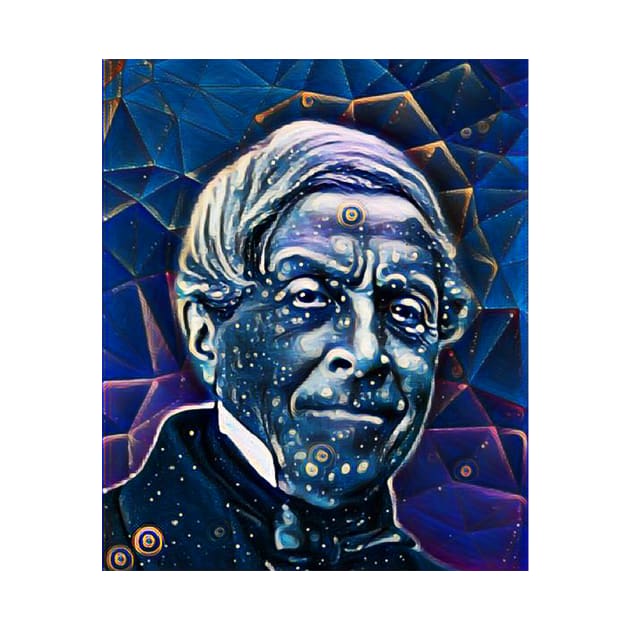 Jules Michelet Abstract Portrait | Jules Michelet Artwork 5 by JustLit