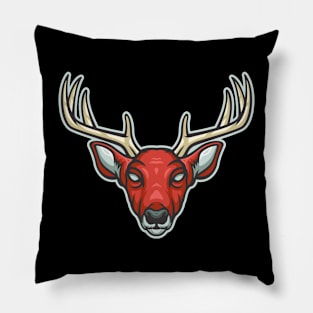 Red Deer Pillow