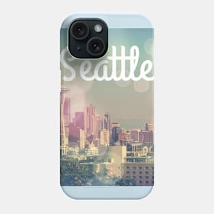 Dreamy Seattle Skyline and Space Needle Phone Case